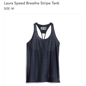 New Balance navy racerback tank, size M